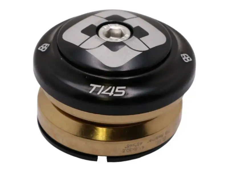 Pride Racing "Ti45 Titanium" BMX Race Headset - Black, IS 1-1/8"