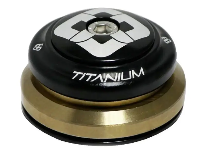 Pride Racing "Ti45 Titanium Headset (IS) Tapered" BMX Race Headset - Black