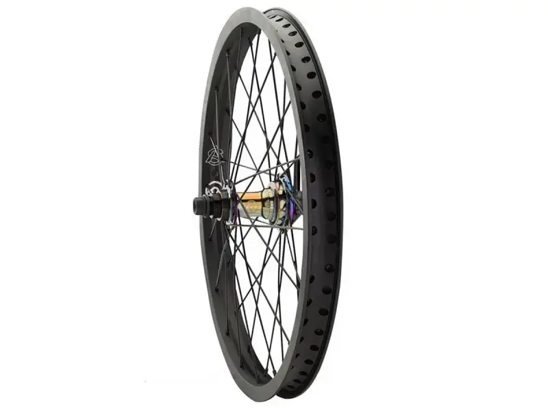 Primo BMX "VS X Re-Mix V2 Female"Cassette Rear Wheel - Black/Oil Slick