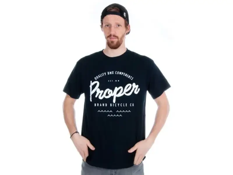 Proper Bikes "Quality" T-Shirt - Black