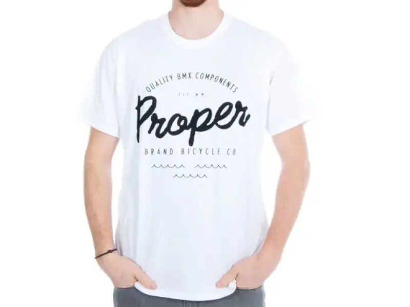 Proper Bikes "Quality" T-Shirt - White