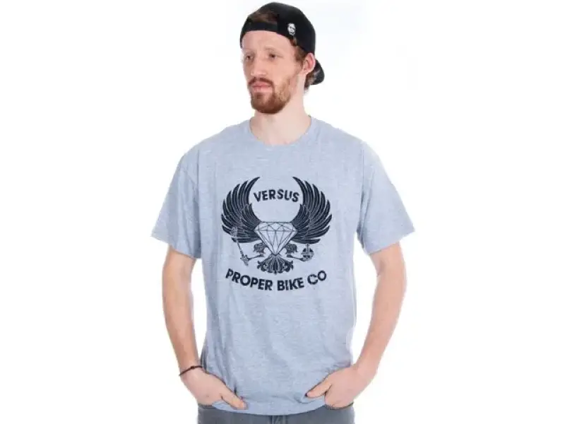 Proper Bikes "Versus" T-Shirt - Grey