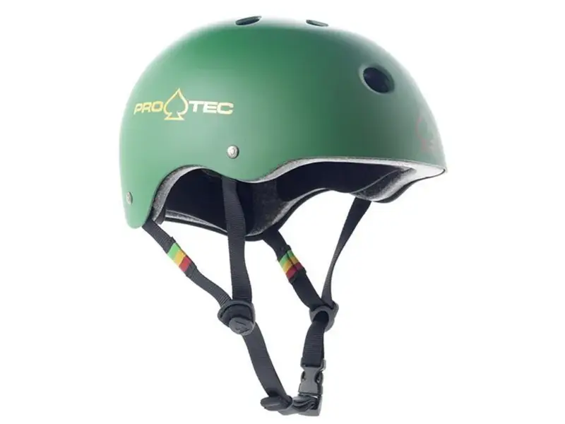 ProTec "Classic Certified" BMX Helm - Matt Rasta Green