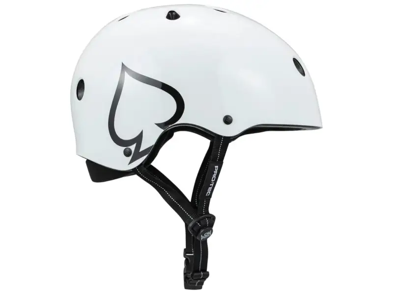 ProTec "Low Pro" BMX Helm - Glossy White