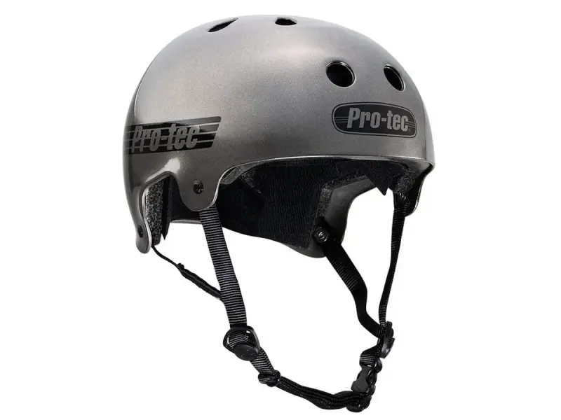 ProTec "Old School Certified" BMX Helm - Metallic Gunmetal