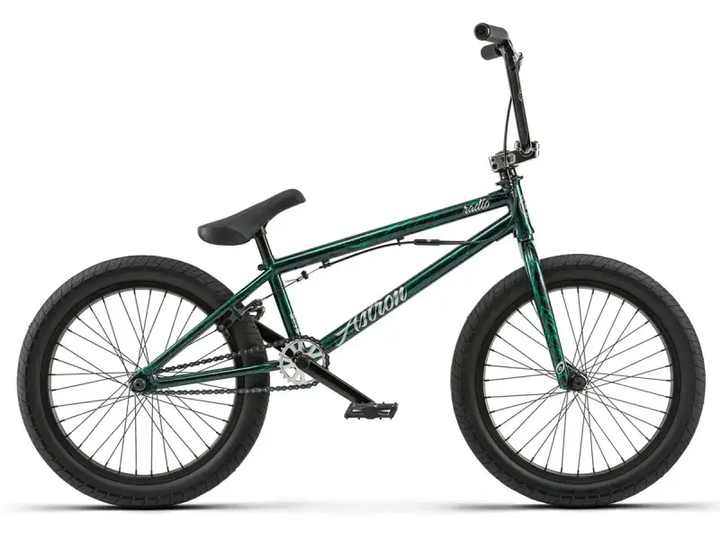 Radio Bikes "Astron" 2018 BMX Rad - Black/Green Splatter