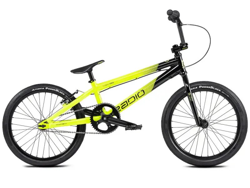 Radio Bikes "Cobalt Pro" 2020 BMX Race Bike - Black/Neon Yellow