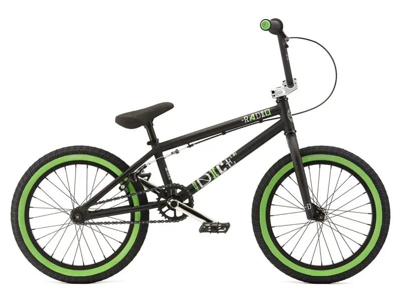 Radio Bikes "Dice 18" 2017 BMX Bike - 18 Inch - Matte Black