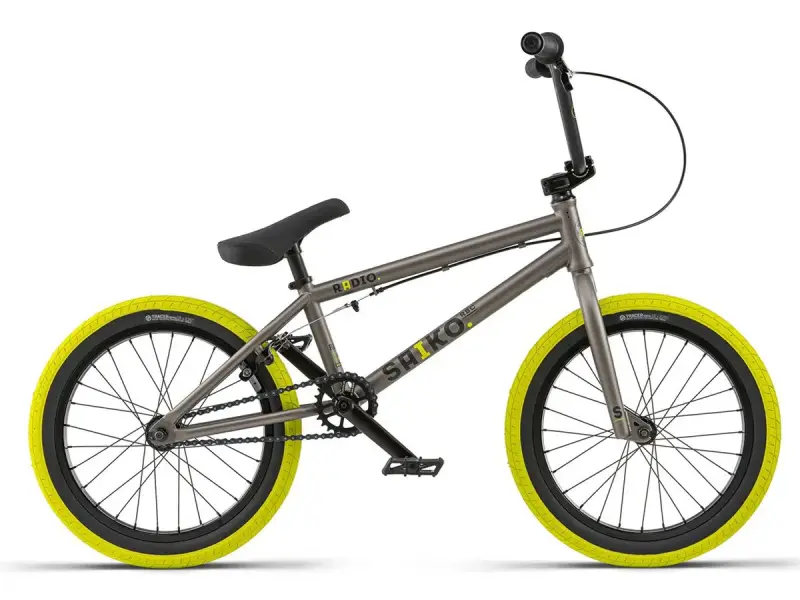 Radio Bikes "Saiko 18" 2018 BMX Rad - 18 Zoll - Steel Grey