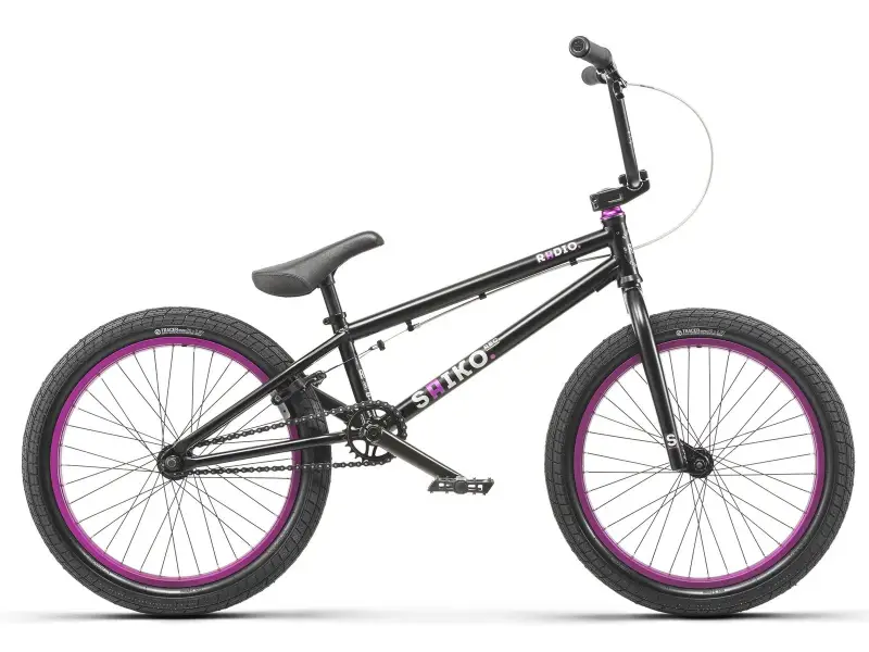 Radio Bikes "Saiko 20" 2019 BMX Bike - Matt Black / Purple