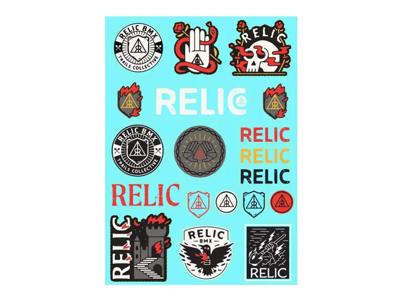 Relic BMX Stickerset