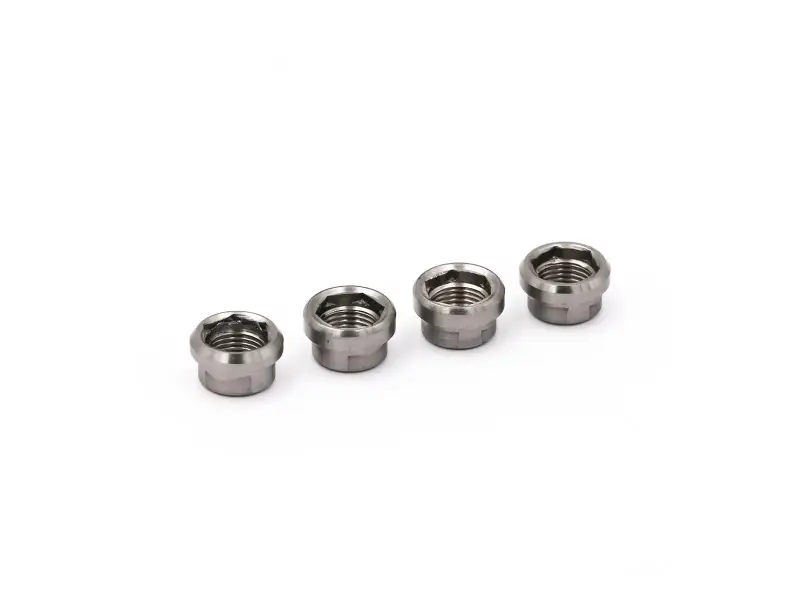 Rennen "Regular Titanium" BMX Race Chainring Standoffs (4 pieces) - Raw