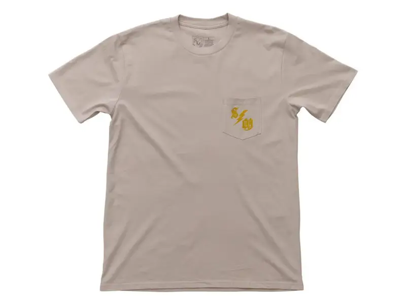 S&M Bikes "Bolt Pocket" T-Shirt - Beige