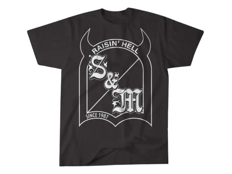 S&M Bikes "Raise Hell" T-Shirt - Black
