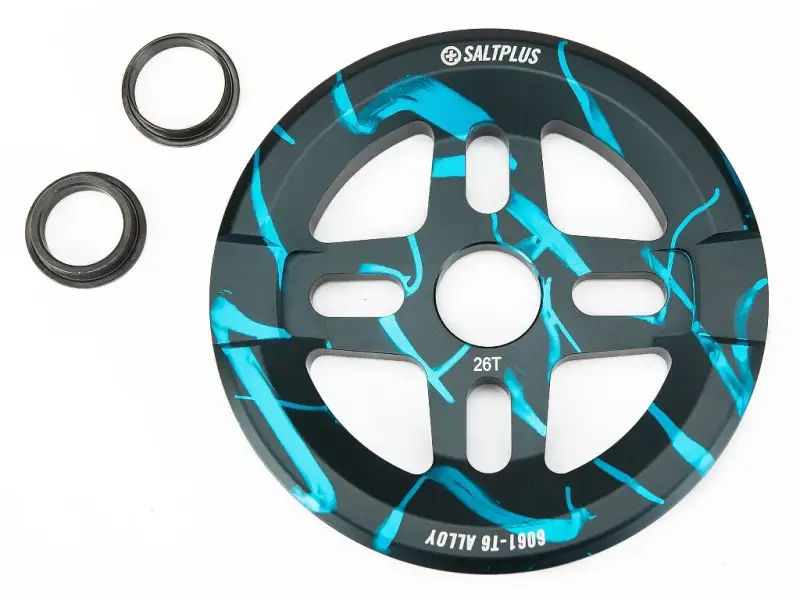 SaltPlus "Orion" Sprocket - Cyan Acid Drip