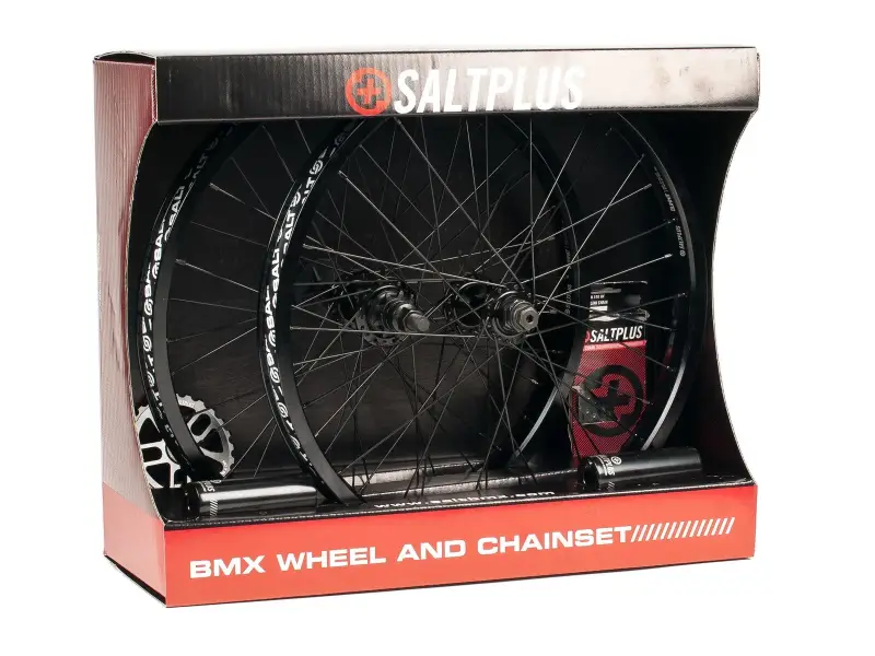 SaltPlus "Summit Kit" BMX Parts Set - Black