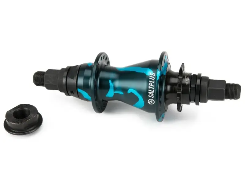 SaltPlus "Trapez V2" Cassette Hub - Cyan Acid Drip