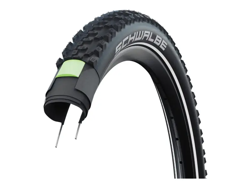 Schwalbe "Smart Sam Plus ADDIX DD GreenGuard" MTB Tire - 26 Inch