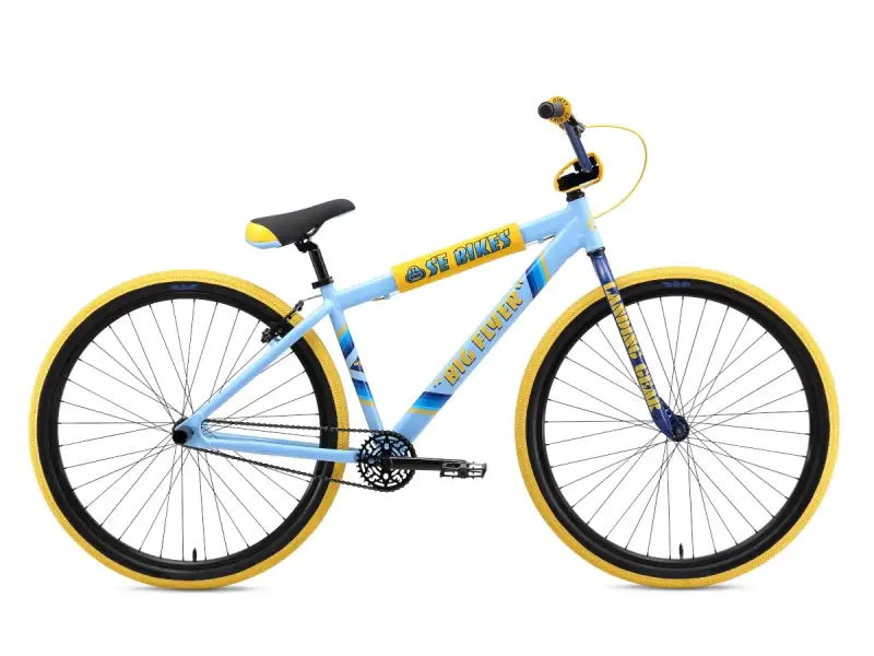 SE Bikes "Big Flyer 29" 2020 BMX Cruiser Bike - 29 Inch - SE Blue