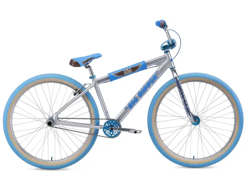 SE Bikes "Big Ripper 29" 2021 BMX Cruiser Rad - 29 Zoll - Scotch Brite Silver