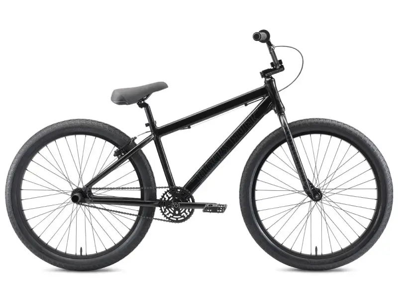 SE Bikes "Blocks Flyer 26" 2021 BMX Cruiser Rad - 26 Zoll - Stealth Mode Black