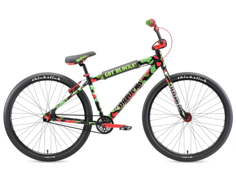 SE Bikes "DBlocks Big Ripper 29" 2021 BMX Cruiser Rad - 29 Zoll - Green/Red