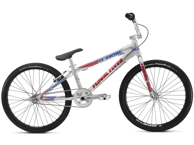 SE Bikes "Floval Flyer 24" 2017 BMX Race Cruiser Rad - 24 Zoll - High Polish Silver
