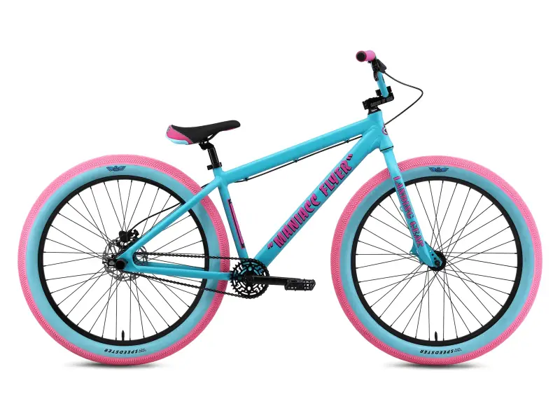 SE Bikes "Maniacc Flyer 27.5" BMX Cruiser Rad - 27.5 Zoll - Aqua Bubblegum