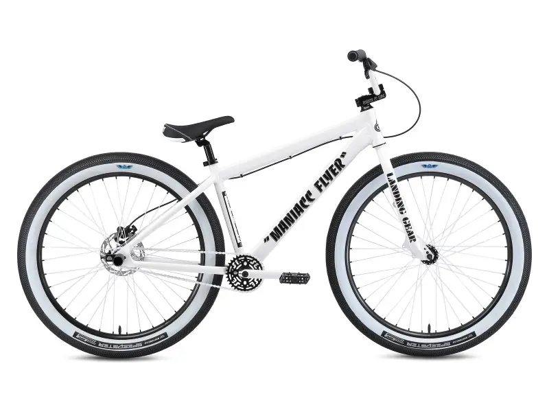 SE Bikes "Maniacc Flyer 27.5" BMX Cruiser Rad - 27.5 Zoll - Arctic White