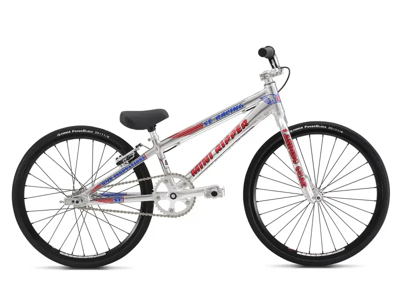 SE Bikes "Mini Ripper" 2017 BMX Race Rad - High Polish Silver