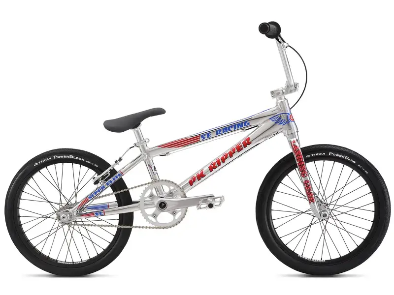 SE Bikes "PK Ripper Super Elite XL" 2018 BMX Race Rad - High Polish Silver