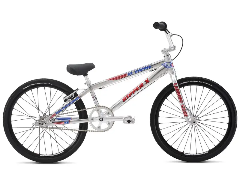 SE Bikes "Ripper Expert" 2018 BMX Race Rad - High Polish Silver