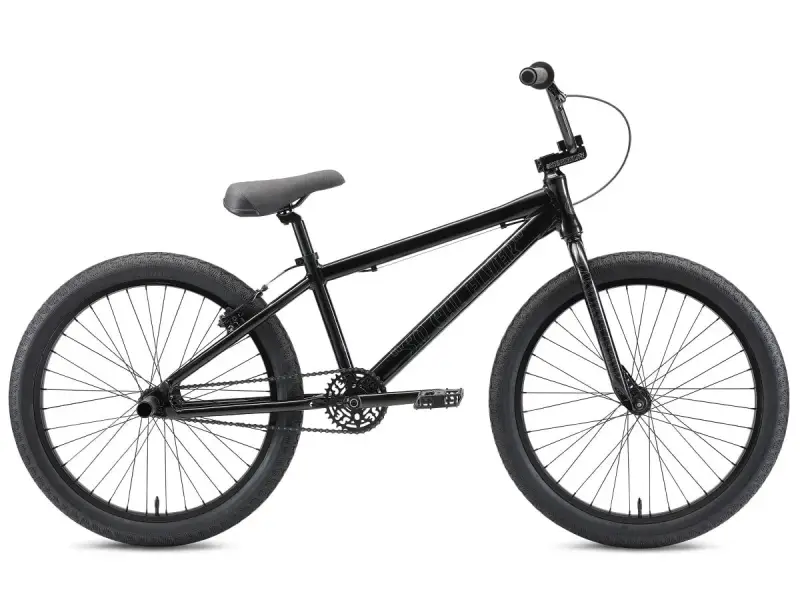 SE Bikes "So Cal Flyer 24" 2021 BMX Cruiser Rad - 24 Zoll - Stealth Mode Black