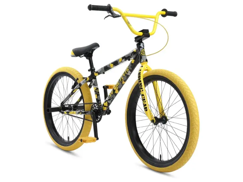 SE Bikes "So Cal Flyer 24" 2021 BMX Cruiser Rad - 24 Zoll - Yellow