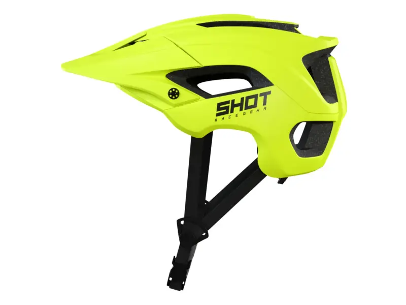 Shot Race Gear "Climb" MTB Helm - Neon Yellow Matt