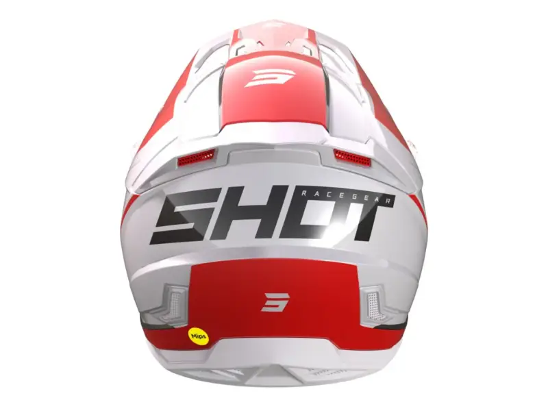 Shot Race Gear "Core Comp" Fullface Helm - Red Pearly