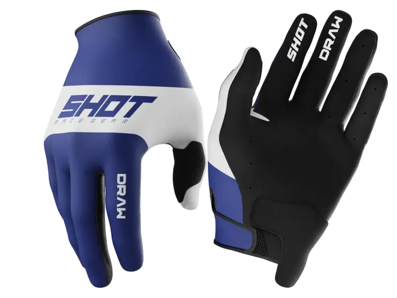 Shot Race Gear "Draw Sky" Gloves - Blue (Kids)