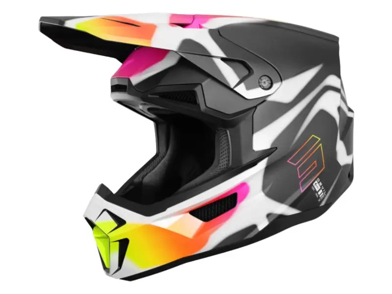 Shot Race Gear "Lite Devil" Fullface Helm - Black Matt