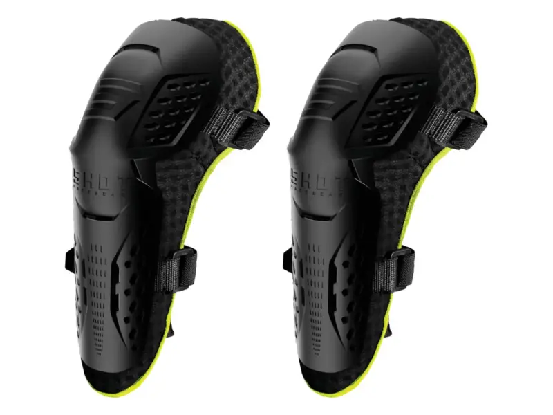 Shot Race Gear "Optimal 2.0" Ellbogenschoner - Black/Neon Yellow