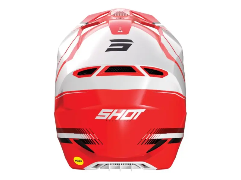 Shot Race Gear "Race Tracer" Fullface Helm - Red Glossy
