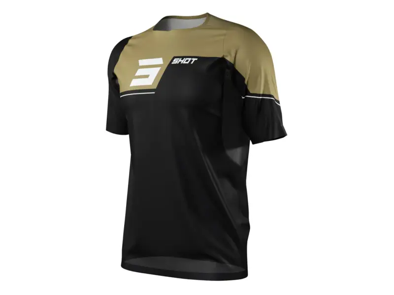 Shot Race Gear "Rogue Revolt" T-Shirt - Black/Gold