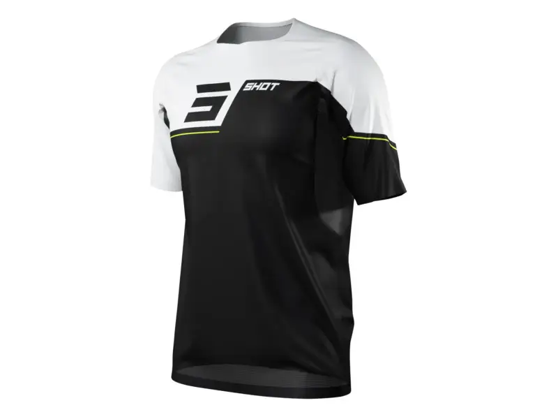 Shot Race Gear "Rogue Revolt" T-Shirt - Black/White