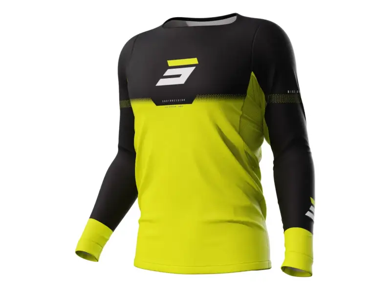 Shot Race Gear "Rogue Stok" Jersey - Neon Yellow
