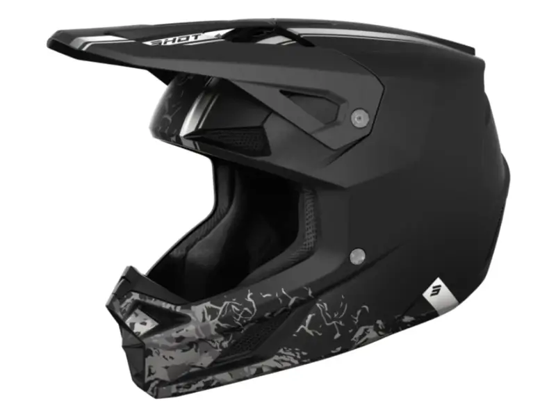 Shot Race Gear "Speed Battle" Fullface Helmet - Black Matt