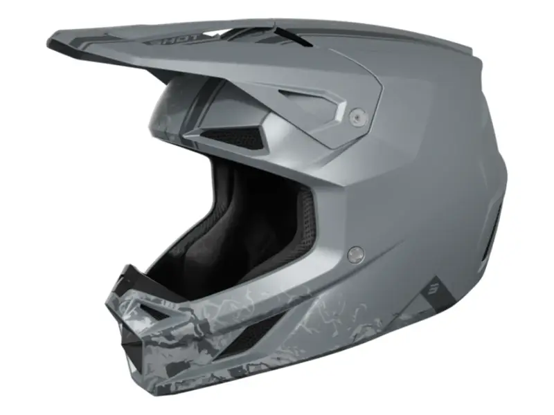 Shot Race Gear "Speed Battle" Fullface Helmet - Grey Matt