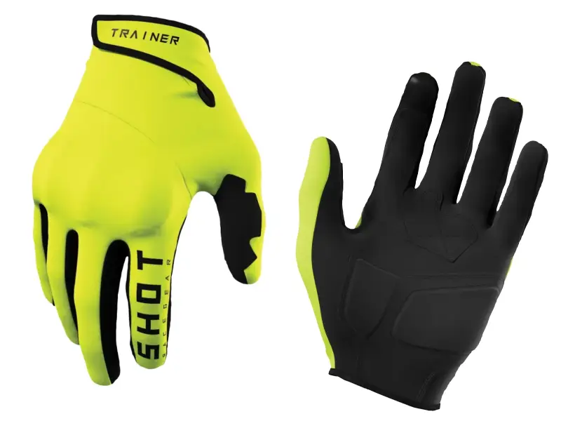 Shot Race Gear "Trainer CE 3.0" Handschuhe - Neon Yellow