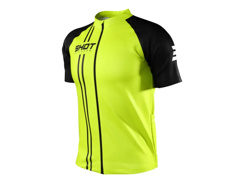 Shot Race Gear "Unlimited Zip" Trikot - Neon Yellow