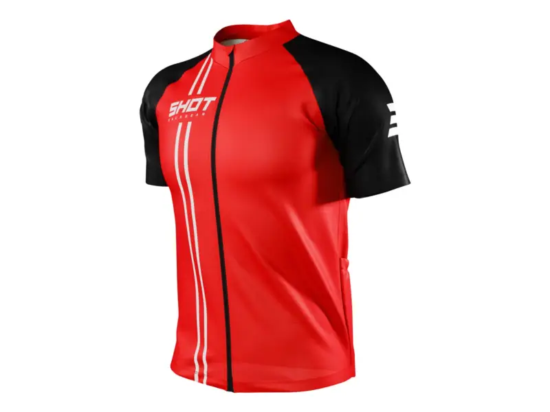 Shot Race Gear "Unlimited Zip" Jersey - Red