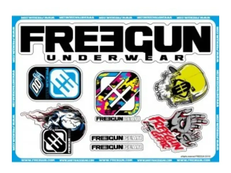 Shot Race Gear x Freegun Sticker Set - Camo