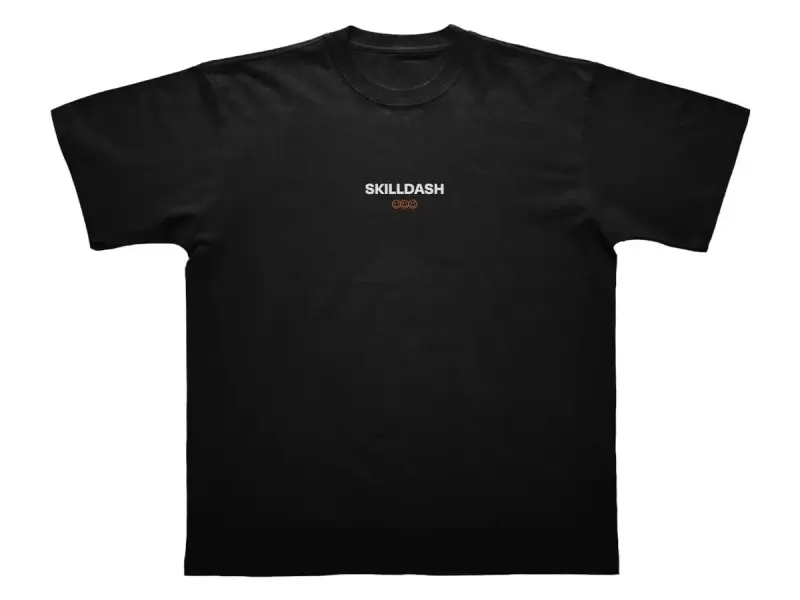 Skilldash "Thrive Koi" T-Shirt - Black